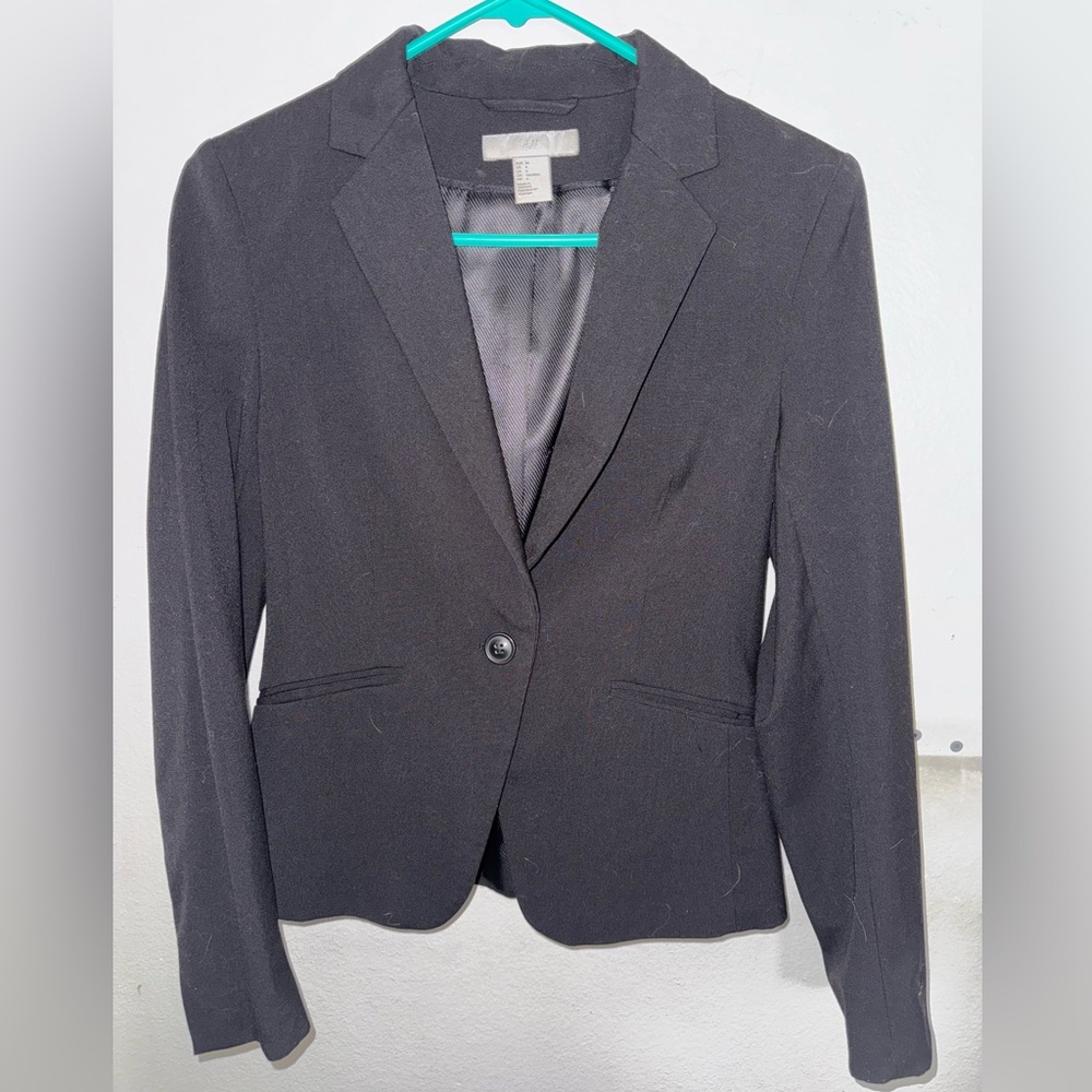 H&M Classic Black Suit Jacket